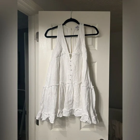 PRINCESS POLLY Lakeisha White Mini Dress - Picture 4 of 6